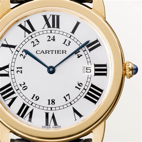 montre cartier homme ronde|boutique cartier montres.